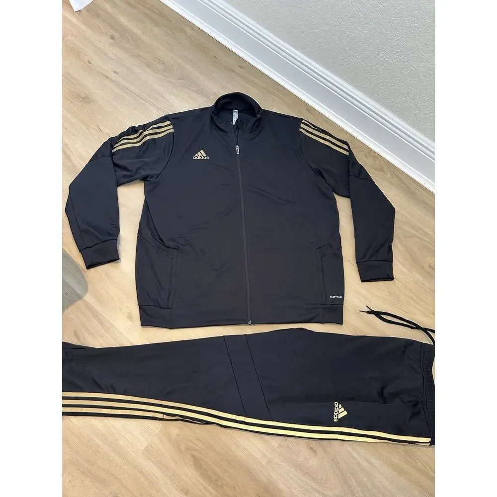 adidas Men's AEROREADY Tiro Wordmark Track Suit Jacket 2XL & Pant 3XL Read